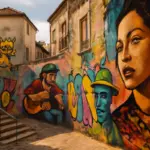 Cosa caratterizza la street art a Lisbona? I murales che trasformano la città in un museo a cielo aperto