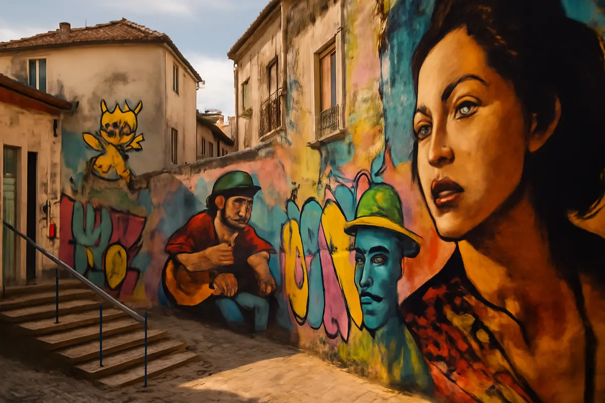 Cosa caratterizza la street art a Lisbona? I murales che trasformano la città in un museo a cielo aperto