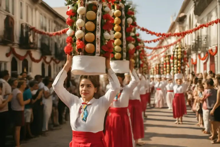 Come si svolge la Festa dos Tabuleiros a Tomar? Il rito collettivo che svela lo spirito portoghese