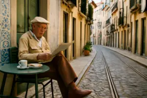 Tipica giornata da pensionato a Lisbona: abitudini e piaceri di una vita rilassata nei quartieri antichi