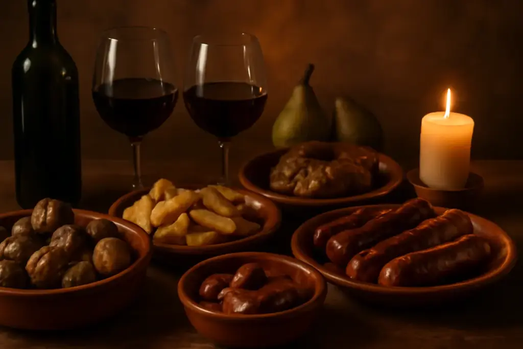 Cosa si mangia durante la Festa de São Martinho? Piatti e vini tipici che scaldano l’autunno